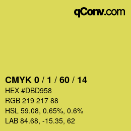 Color code: CMYK 0 / 1 / 60 / 14 | qconv.com