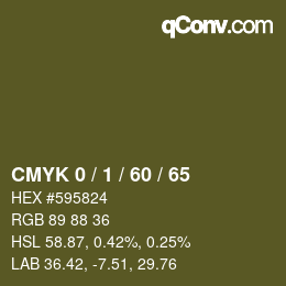 Color code: CMYK 0 / 1 / 60 / 65 | qconv.com