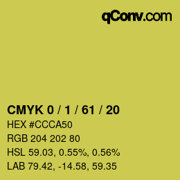 Color code: CMYK 0 / 1 / 61 / 20 | qconv.com