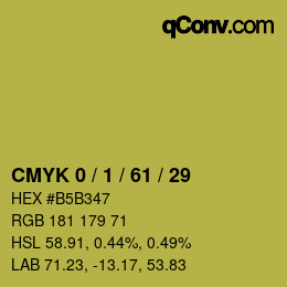 Color code: CMYK 0 / 1 / 61 / 29 | qconv.com