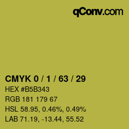 Color code: CMYK 0 / 1 / 63 / 29 | qconv.com