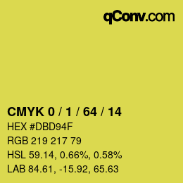 Color code: CMYK 0 / 1 / 64 / 14 | qconv.com