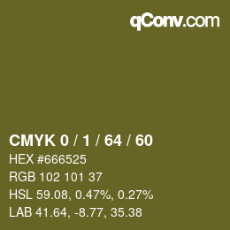 Color code: CMYK 0 / 1 / 64 / 60 | qconv.com