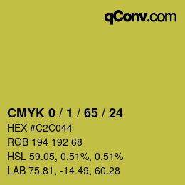 Color code: CMYK 0 / 1 / 65 / 24 | qconv.com