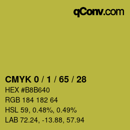 Color code: CMYK 0 / 1 / 65 / 28 | qconv.com