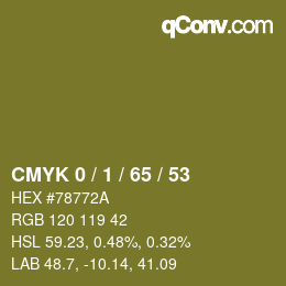 Color code: CMYK 0 / 1 / 65 / 53 | qconv.com