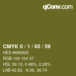 Color code: CMYK 0 / 1 / 65 / 59 | qconv.com