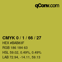 Color code: CMYK 0 / 1 / 66 / 27 | qconv.com