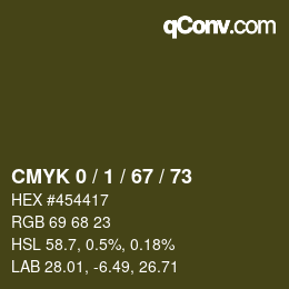 Color code: CMYK 0 / 1 / 67 / 73 | qconv.com