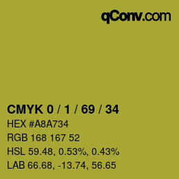 Color code: CMYK 0 / 1 / 69 / 34 | qconv.com