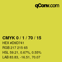 Color code: CMYK 0 / 1 / 70 / 15 | qconv.com