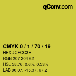 Color code: CMYK 0 / 1 / 70 / 19 | qconv.com