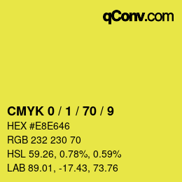 Color code: CMYK 0 / 1 / 70 / 9 | qconv.com