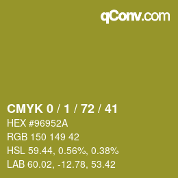 Color code: CMYK 0 / 1 / 72 / 41 | qconv.com