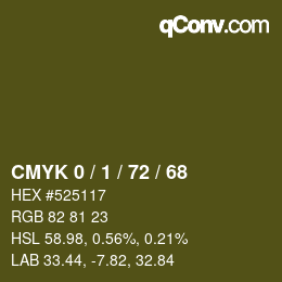 カラーコード: CMYK 0 / 1 / 72 / 68 | qconv.com