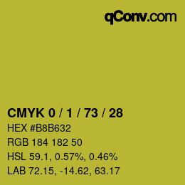 Color code: CMYK 0 / 1 / 73 / 28 | qconv.com