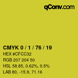 Color code: CMYK 0 / 1 / 76 / 19 | qconv.com