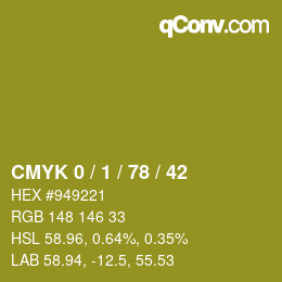 Color code: CMYK 0 / 1 / 78 / 42 | qconv.com