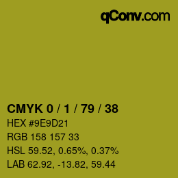 Color code: CMYK 0 / 1 / 79 / 38 | qconv.com