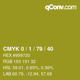 Color code: CMYK 0 / 1 / 79 / 40 | qconv.com