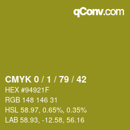 Color code: CMYK 0 / 1 / 79 / 42 | qconv.com