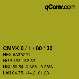 Color code: CMYK 0 / 1 / 80 / 36 | qconv.com