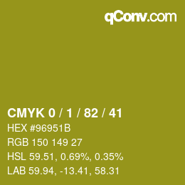 Color code: CMYK 0 / 1 / 82 / 41 | qconv.com