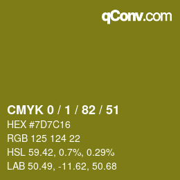 Color code: CMYK 0 / 1 / 82 / 51 | qconv.com