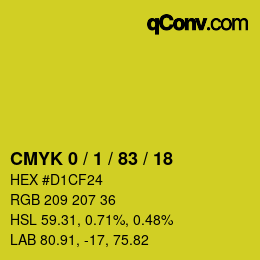 Color code: CMYK 0 / 1 / 83 / 18 | qconv.com