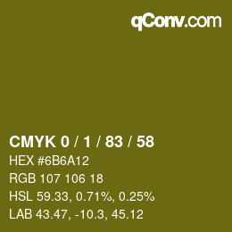Color code: CMYK 0 / 1 / 83 / 58 | qconv.com