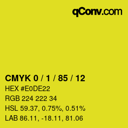 Color code: CMYK 0 / 1 / 85 / 12 | qconv.com