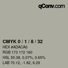 Color code: CMYK 0 / 1 / 8 / 32 | qconv.com