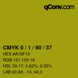 Color code: CMYK 0 / 1 / 90 / 37 | qconv.com