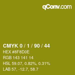 Color code: CMYK 0 / 1 / 90 / 44 | qconv.com