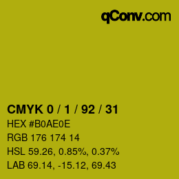 Color code: CMYK 0 / 1 / 92 / 31 | qconv.com