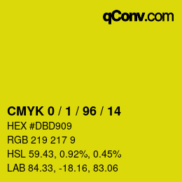 Color code: CMYK 0 / 1 / 96 / 14 | qconv.com