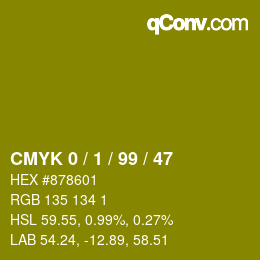 Color code: CMYK 0 / 1 / 99 / 47 | qconv.com