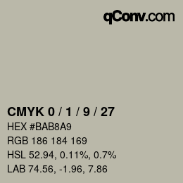 Color code: CMYK 0 / 1 / 9 / 27 | qconv.com