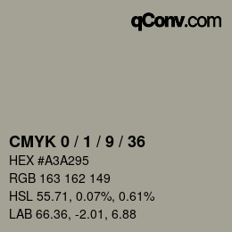 Color code: CMYK 0 / 1 / 9 / 36 | qconv.com