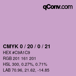 Color code: CMYK 0 / 20 / 0 / 21 | qconv.com