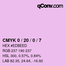 Color code: CMYK 0 / 20 / 0 / 7 | qconv.com