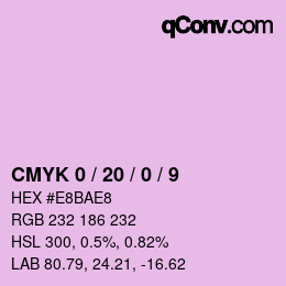 Color code: CMYK 0 / 20 / 0 / 9 | qconv.com