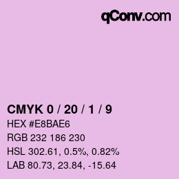 Color code: CMYK 0 / 20 / 1 / 9 | qconv.com