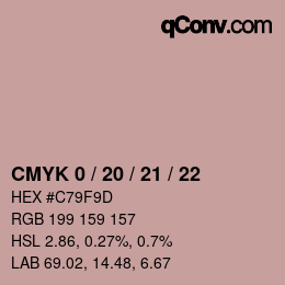 Color code: CMYK 0 / 20 / 21 / 22 | qconv.com