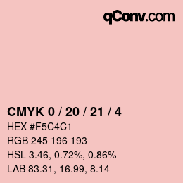 Color code: CMYK 0 / 20 / 21 / 4 | qconv.com