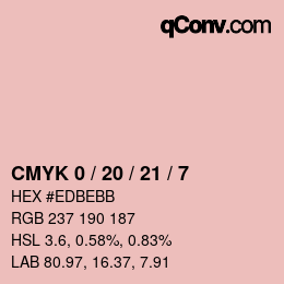 Color code: CMYK 0 / 20 / 21 / 7 | qconv.com