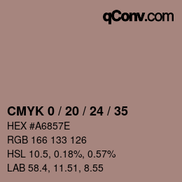 Color code: CMYK 0 / 20 / 24 / 35 | qconv.com