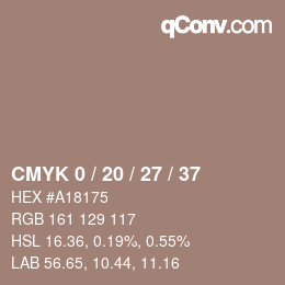 Color code: CMYK 0 / 20 / 27 / 37 | qconv.com