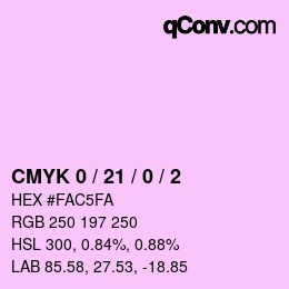 Color code: CMYK 0 / 21 / 0 / 2 | qconv.com
