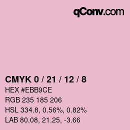 Color code: CMYK 0 / 21 / 12 / 8 | qconv.com